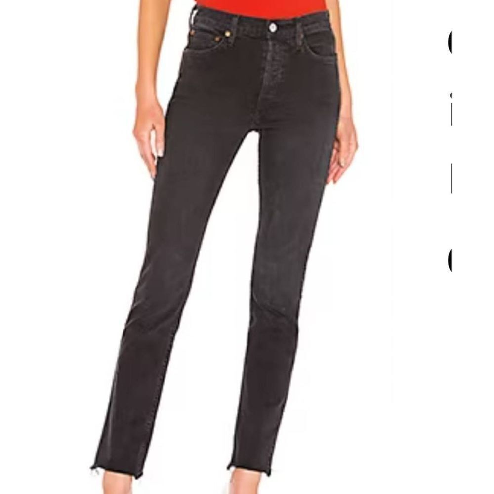 Re/Done Originals Double Needle jeans in Black 85 sz 25